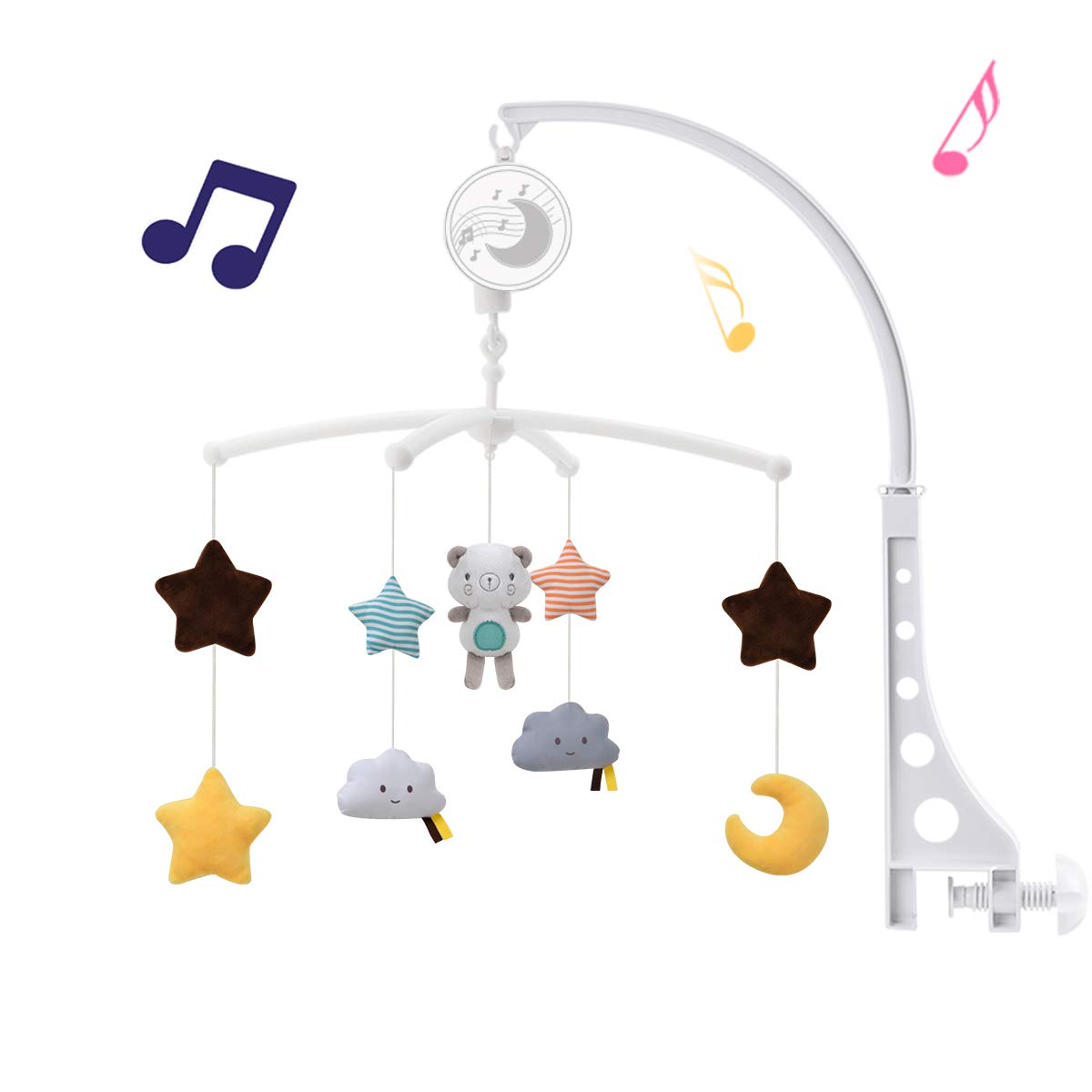 Baby Rattle Toy Set - Berço do bebê celulares chocalhos música