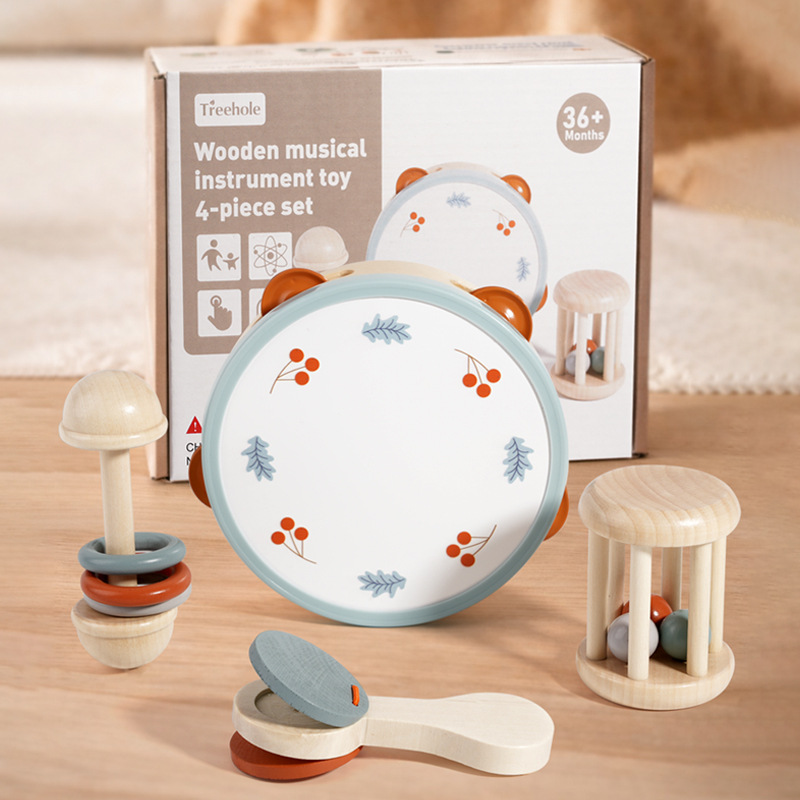 Baby Rattle Toy Set - Chocalho de mão para crianças de