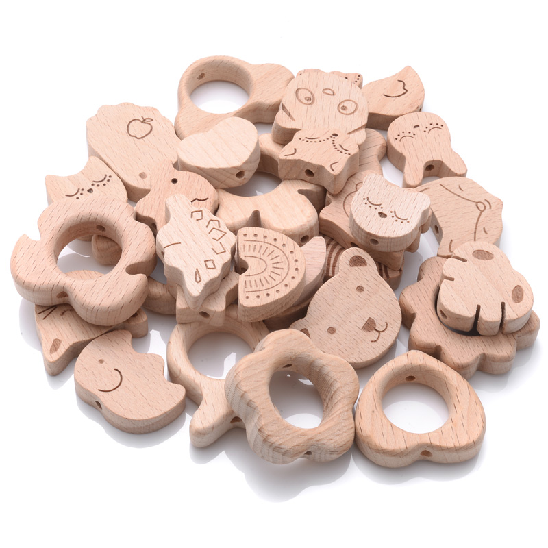 Baby Products Natural - 10 pçs contas de madeira de