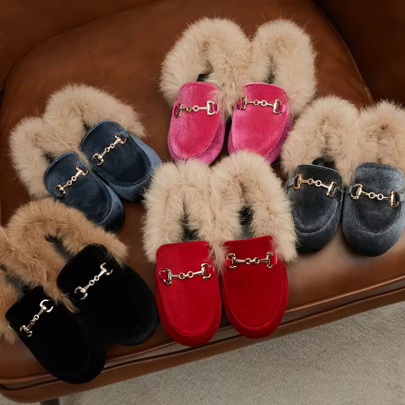 Baby Product Brand - Inverno crianças pele princesa sapatos do