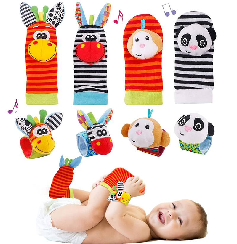 Baby Rattle Toy Set - Bebê meias chocalho brinquedos para bebês