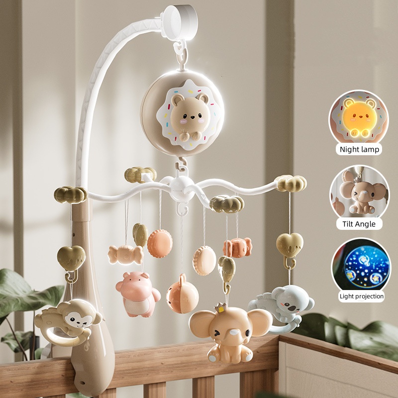 Baby Rattle Toy Set - Brinquedos Educativos para Recém-Nascidos: Móbile Musical