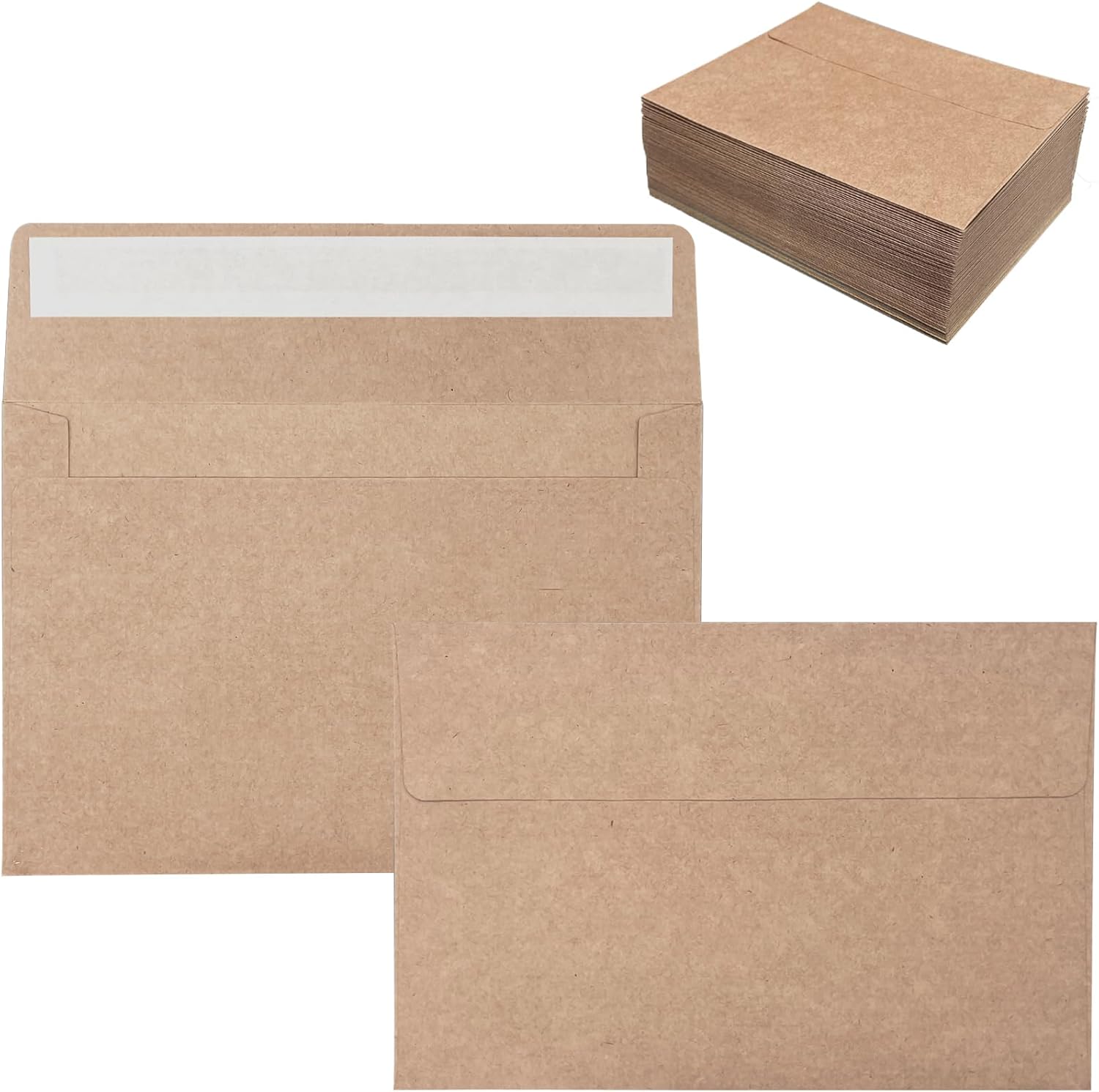 Baby Products Pack - Pacote com 100 Envelopes Kraft 4x6