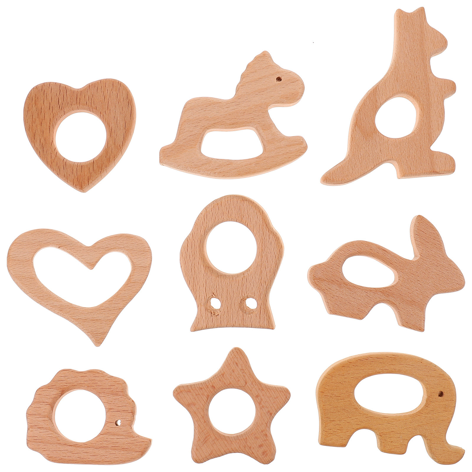 9 Peças de Madeira de Bétula N - Baby Products Natural avaliação e preço