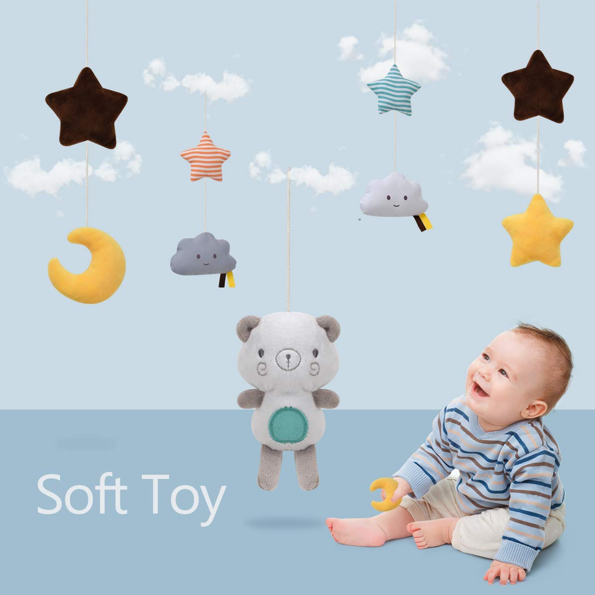Berço do bebê celulares chocal - Baby Rattle Toy Set avaliação e preço