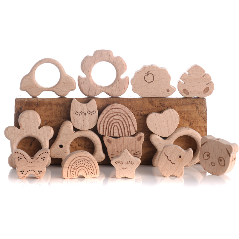 10 pçs contas de madeira de fa - Baby Products Natural avaliação e preço