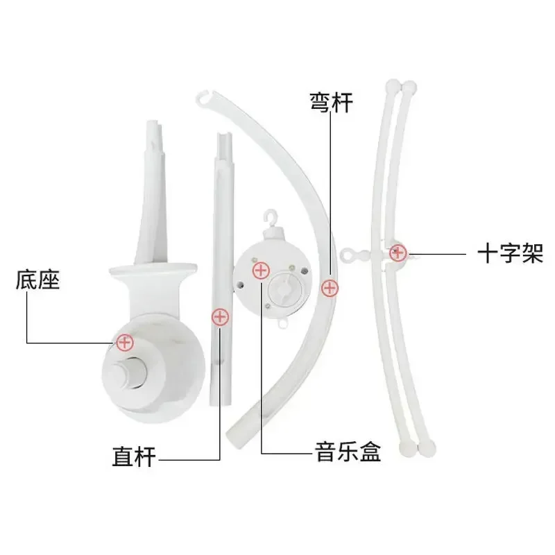 Berço do bebê sino caixa de mú - Baby Rattle Toy Set avaliação e preço