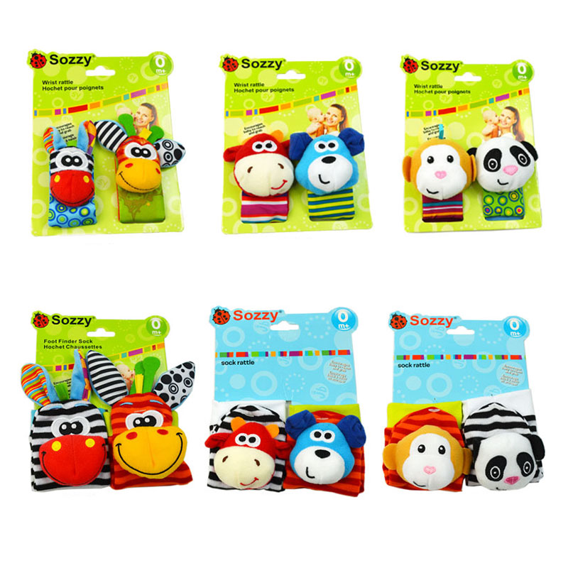 Bebê meias chocalho brinquedos - Baby Rattle Toy Set avaliação e preço