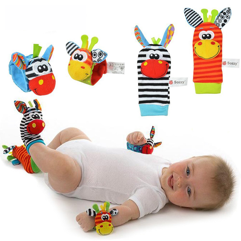 Bebê meias chocalho brinquedos - Baby Rattle Toy Set avaliação e preço