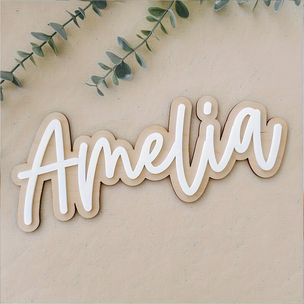 Placa de Nome Personalizável e - Baby Products Decoration avaliação e preço