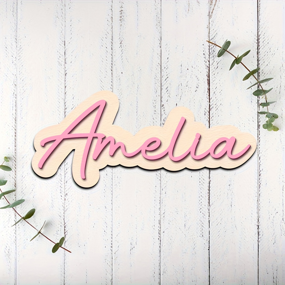 Placa de Nome Personalizável e - Baby Products Decoration avaliação e preço
