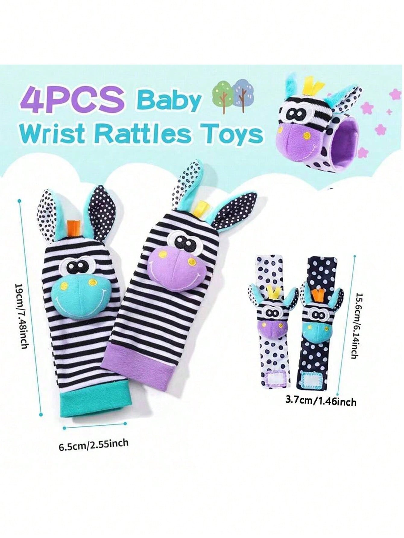 Chocalhos para Bebês, Brinqued - Baby Rattle Toy Set avaliação e preço