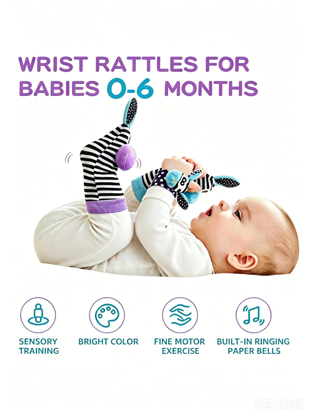 Chocalhos para Bebês, Brinqued - Baby Rattle Toy Set avaliação e preço