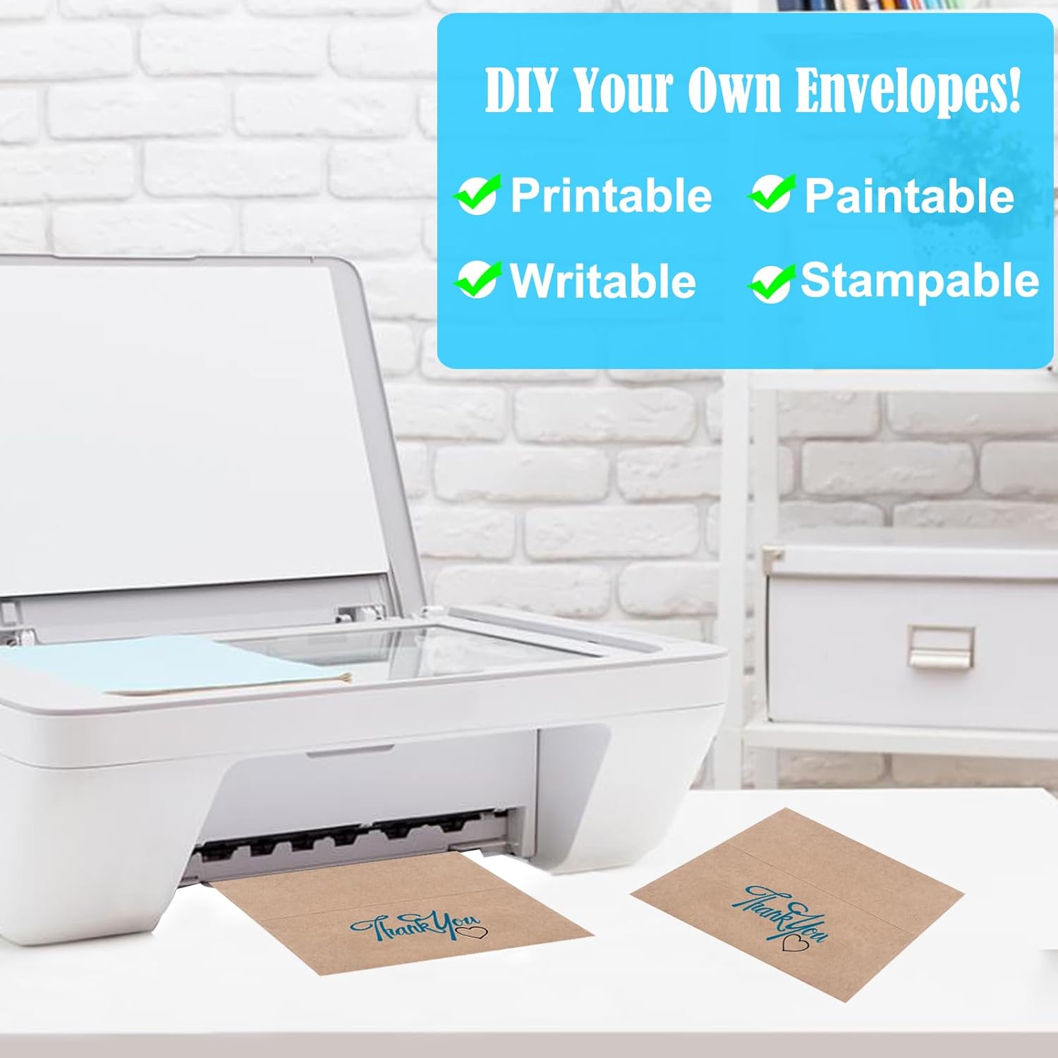 Pacote com 100 Envelopes Kraft - Baby Products Pack avaliação e preço