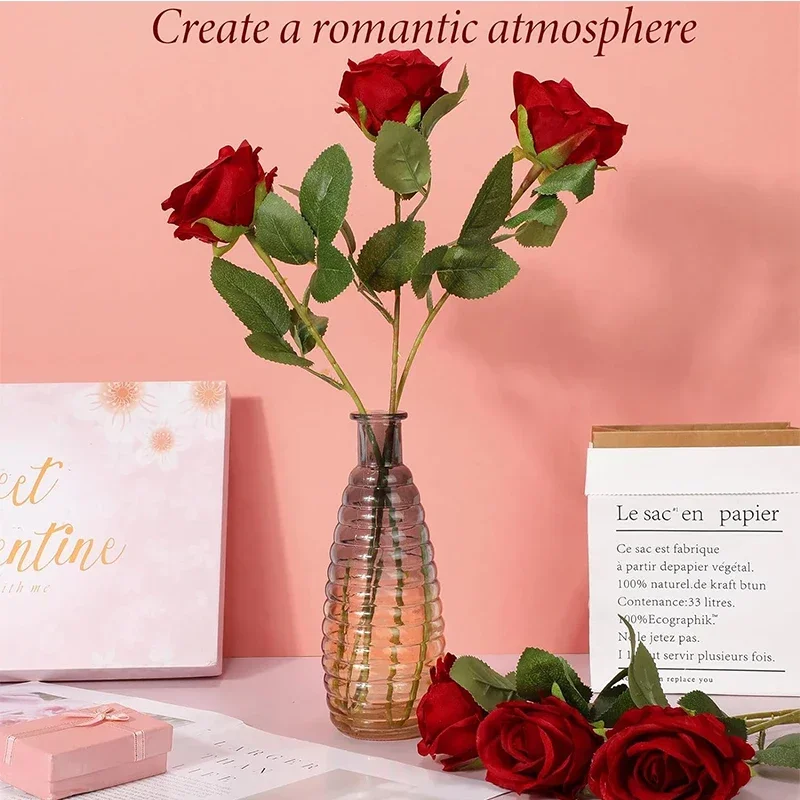 50 pçs veludo rosa artificial  - Baby Products Decoration avaliação e preço
