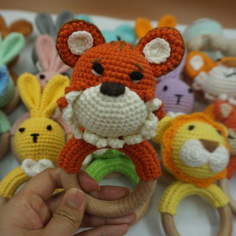 1pc coelho tigre leão crochê c - Baby Products Photos avaliação e preço