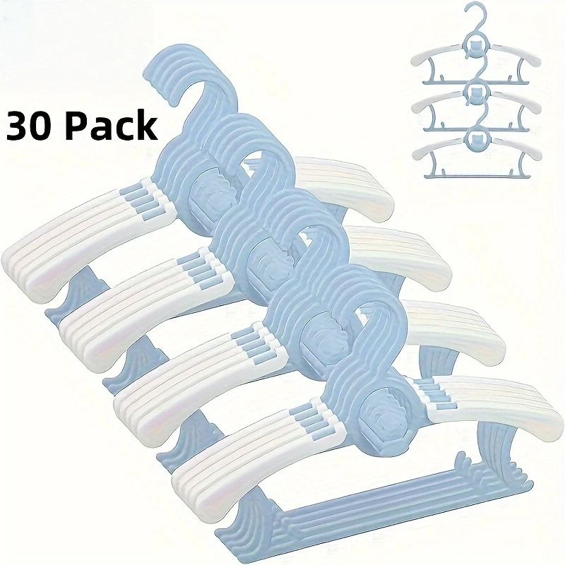 Pacote com 30 Cabides de Plást - Baby Products Pack avaliação e preço